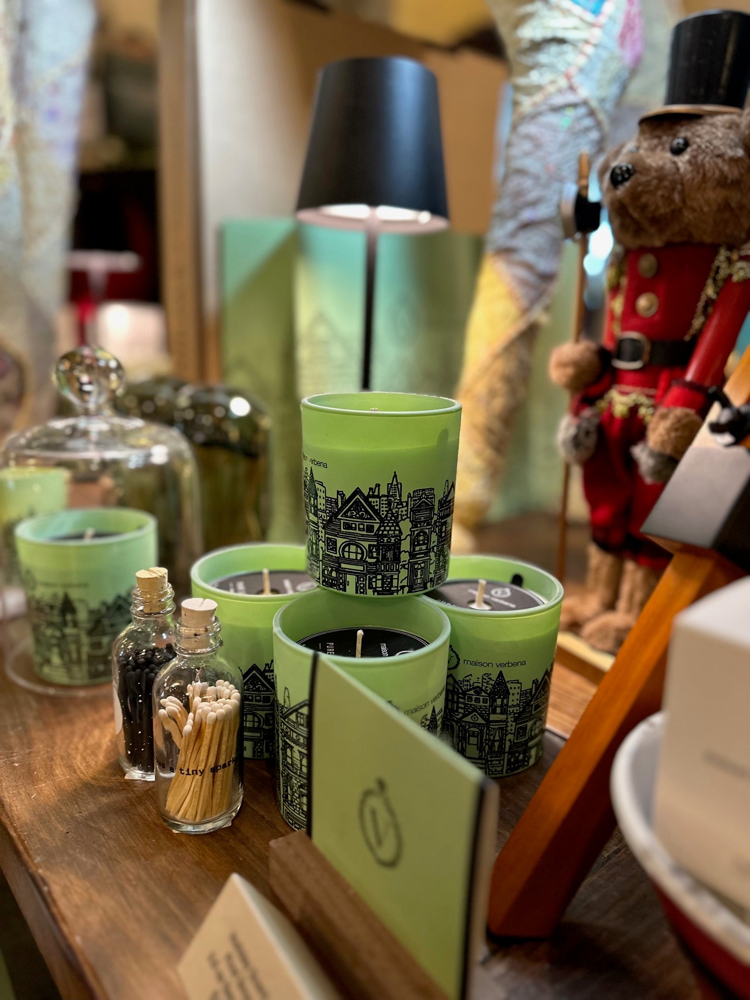 Reserve Candle - 10 oz Pomelo Bergamot in Green Box | Maison Verbena